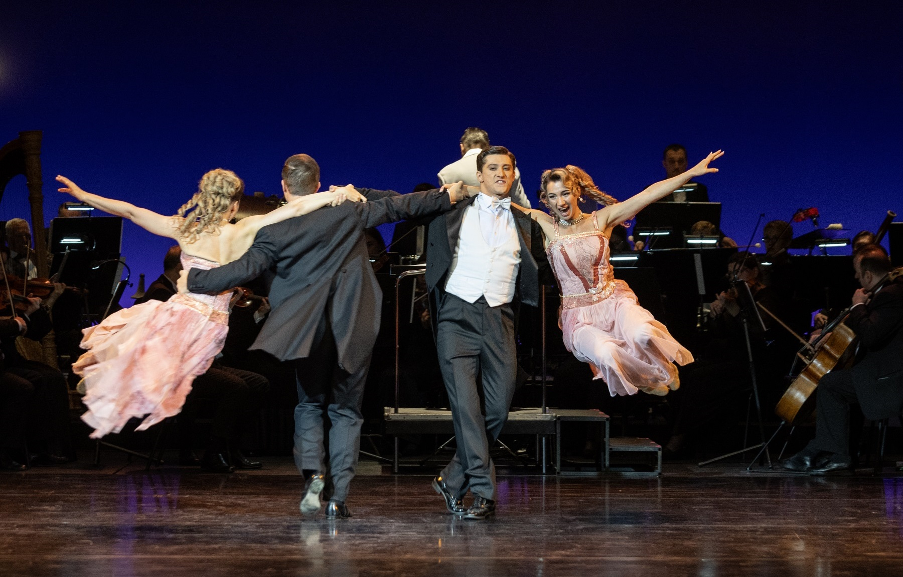 Концерт "Легар-гала" в Москве. Анастасия Лошакова, Роман Вокуев, Григорий Шафир, Оксана Гогина